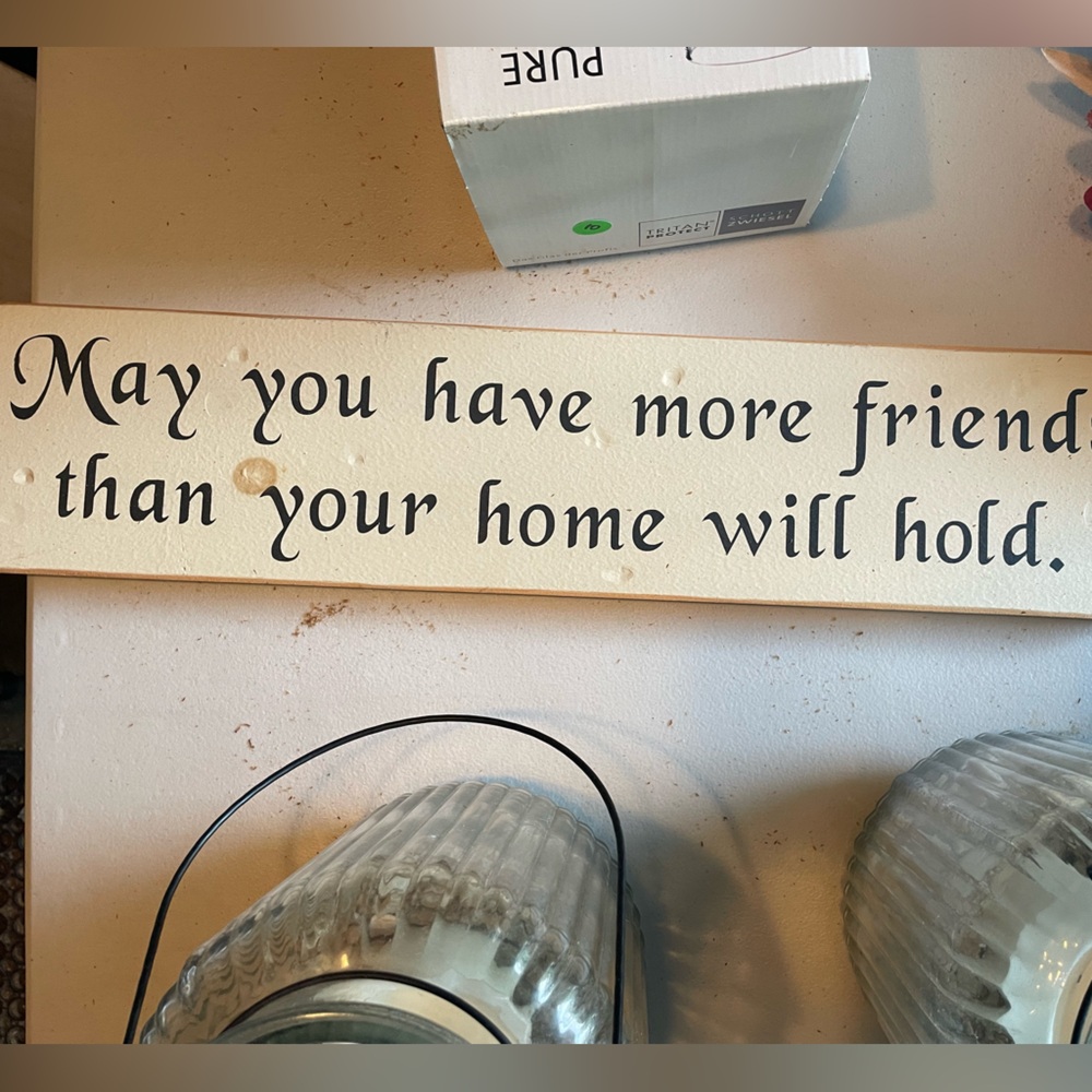May you have more fitness than your home can hold sign